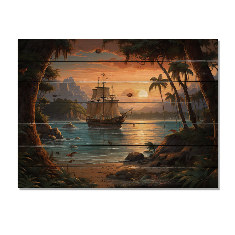 Mohler - Personnage en bois sur bois de pin naturel, H 30 po x l 40 po