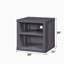Table de chevet finition bronze industriel avec USB-118033260