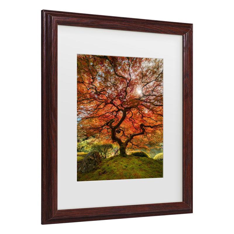 " The Tree Vertical " by Moises Levy, Brown, 22.75" H x 18.75" W x 0.75" D