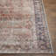 Tapis oriental en polyester tissé à la machine Andikan - mauve / gris / rouge-650456894