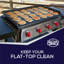 Grattoir de banc commercial en acier inoxydable