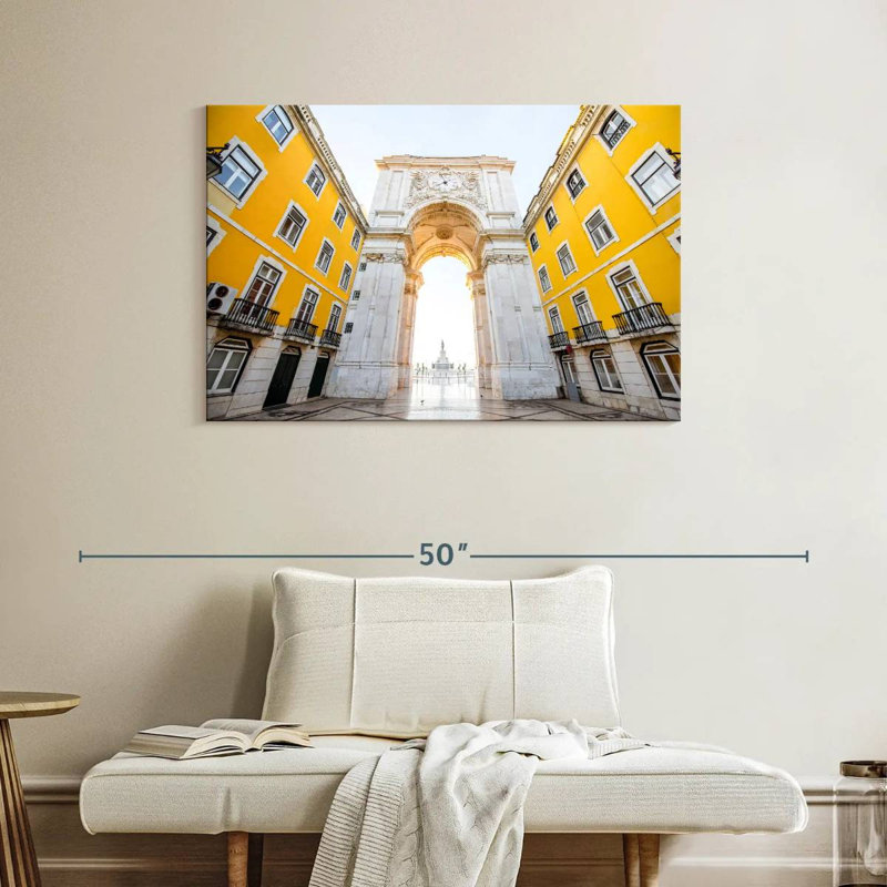 Lilie Triumphal Arch In Lisbon, 26" H x 39" W