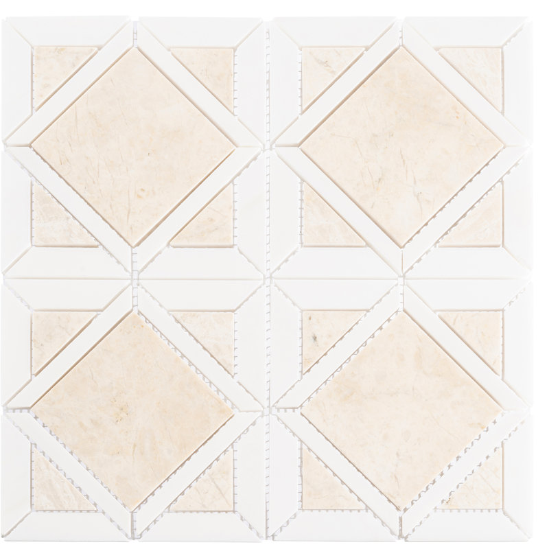 Maquette Marble Novelty Mosaic Wall & Floor Tile, Maya
