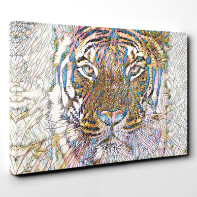 Tiger 8 - Wrapped Canvas