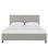 Lit plateforme tapissier Eisley