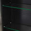 Arched Wall Mounted Glass Door Storage Cabinet