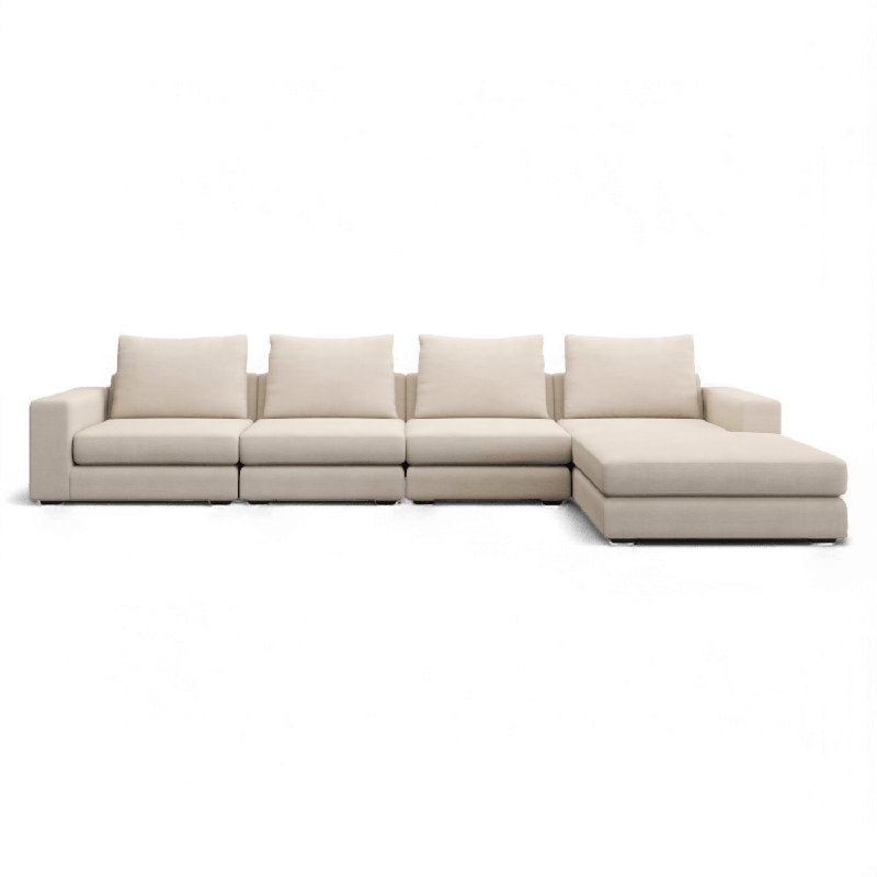 Grand canapé modulaire Braxton crème