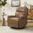Chikako Genuine Leather Swivel Rocker Manual Recliner-78550777
