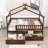 Heulwen Two Drawers Wooden House Bed-1726847287-1726847284