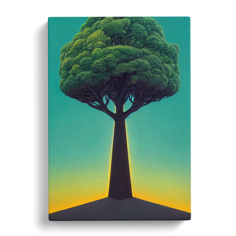 Awesome Tree No.2 - Wrapped Canvas Print, 50cm H x 35cm W x 3cm D