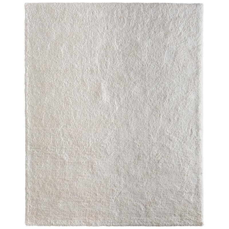 Tapis moderne Frena, Rectangle 9 pi x 12 pi, Blanc