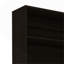 Bureau bahut Compu, quatre tablettes, bureau d'écriture, une tablette inférieure - noir