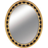 Oval Beveled Wall Mirror