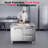 Coolski 48 in. Commercial Undercounter Worktop Refrigerator With Double Drawer, 12.1 cu. ft. Stainless Steel Food Prep Station