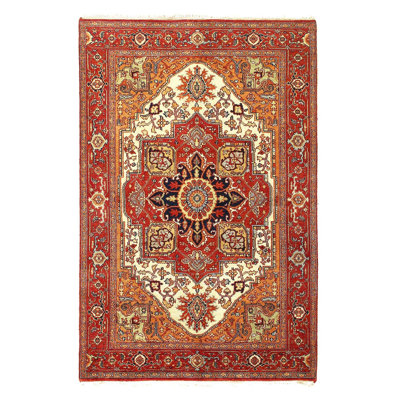 Nilah One-of-a-Kind 5'11" X 8'11" Area Rug in Rust/Navy Blue