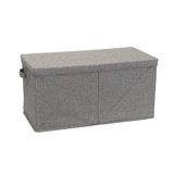 Household Essentials Double Twist Box Fabric Bin