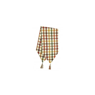 Manzanares Plaid 100% Cotton Table Runner