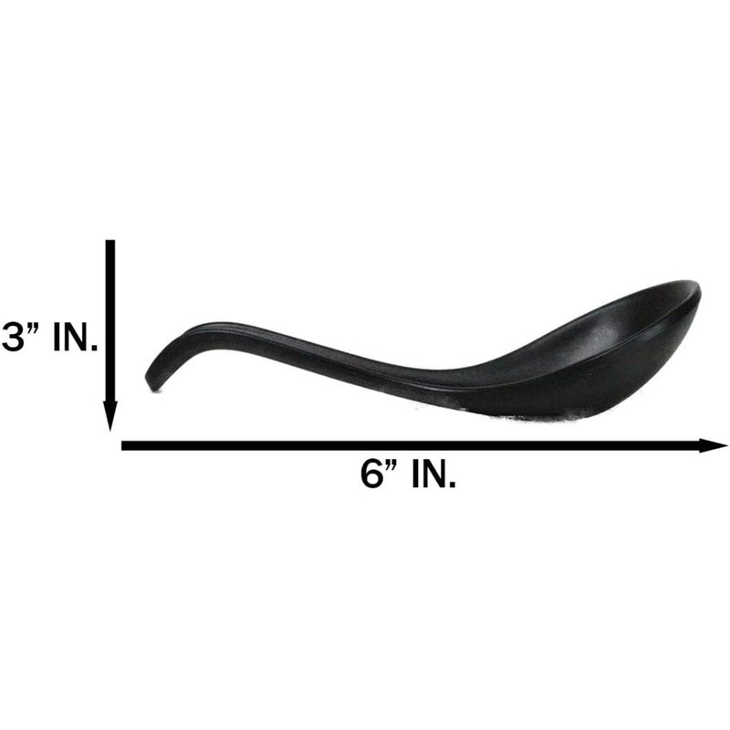 Reilly Soup Spoon, Black