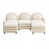 Ourson blanc et beige