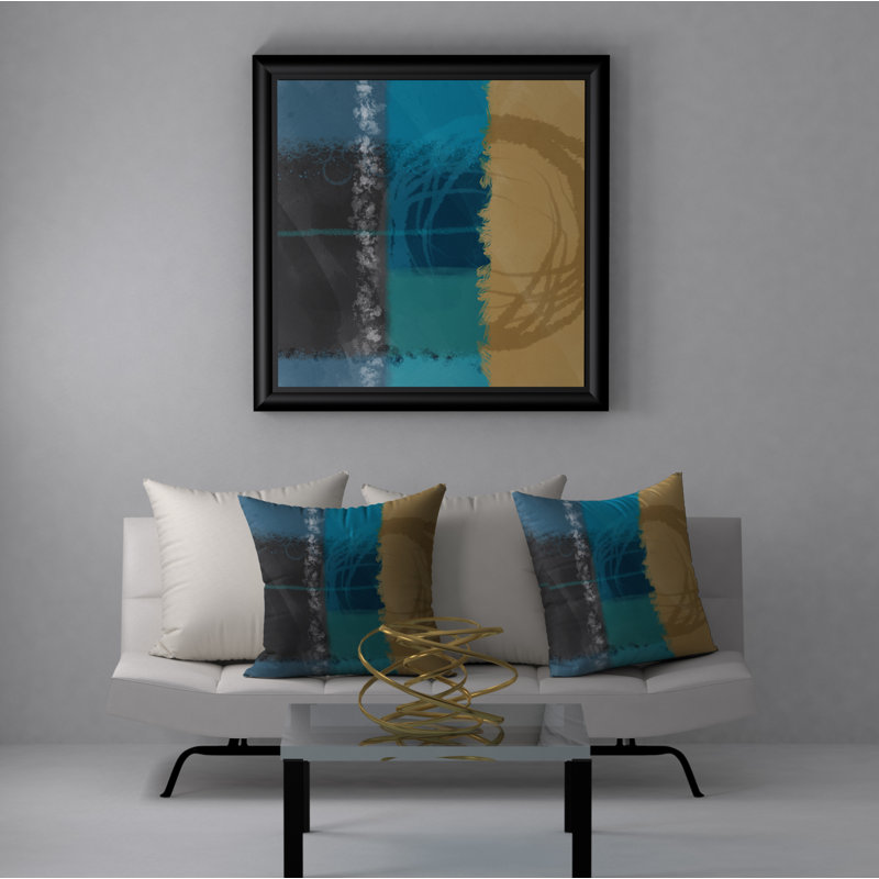Housse de coussin carrée/insert, 18" x 18"
