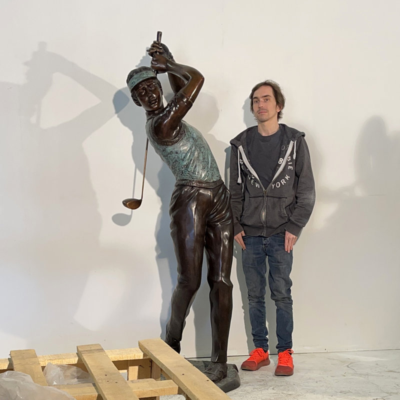 Sports Bronze Garden Statue