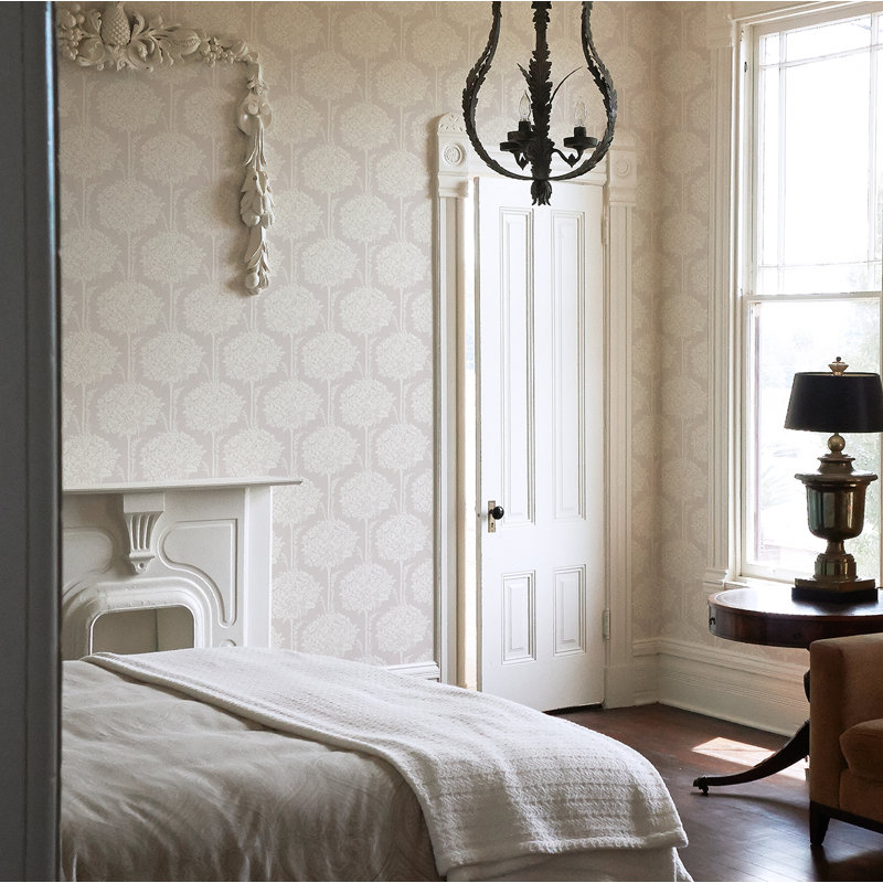 Floral Wallpaper, Lavender