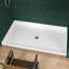 Base de douche 60 po x 36 po ADA à seuil bas et drain central-128706592