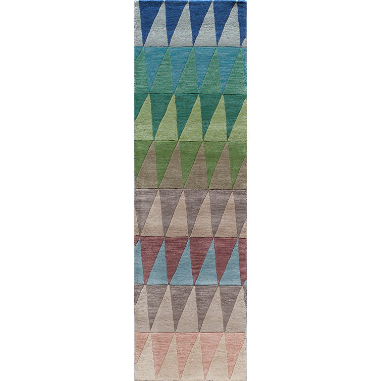 Javeed Geometric Handmade Wool Rug