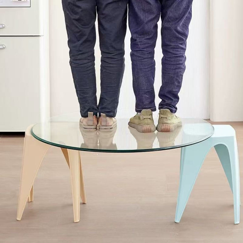 Plateau de table en verre trempé de 35,4 po d'épaisseur, 3/8 po d'épaisseur