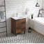 Meuble-lavabo simple 24,2 po Deniece