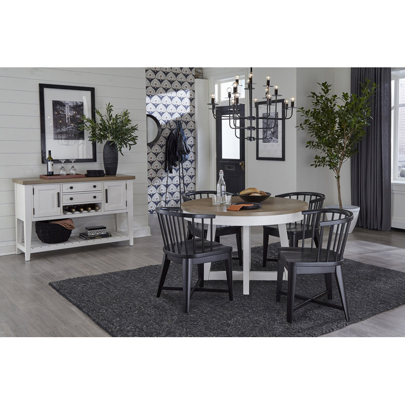 Fauteuil à dossier noir Bankhead Windsor