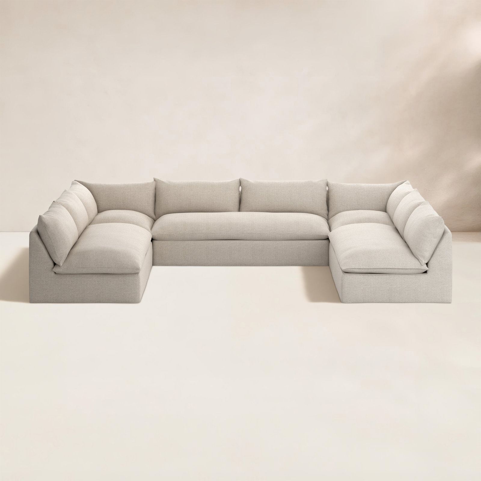 Finette 154" Patio Sectional, Faye Sand