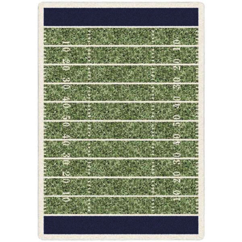 Vendredis soirs - bleu foncé, Rectangle 5 pi 4 po x 7 pi 8 po