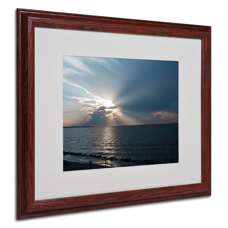 «Waiting for Sunset», reproduction de photo sur toile encadrée, H 16 po x l 20 po x P 0,5 po, Brun
