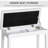 Piano Bench, Button Tufted Keyboard Bench, Entry Way Bench-2017931243