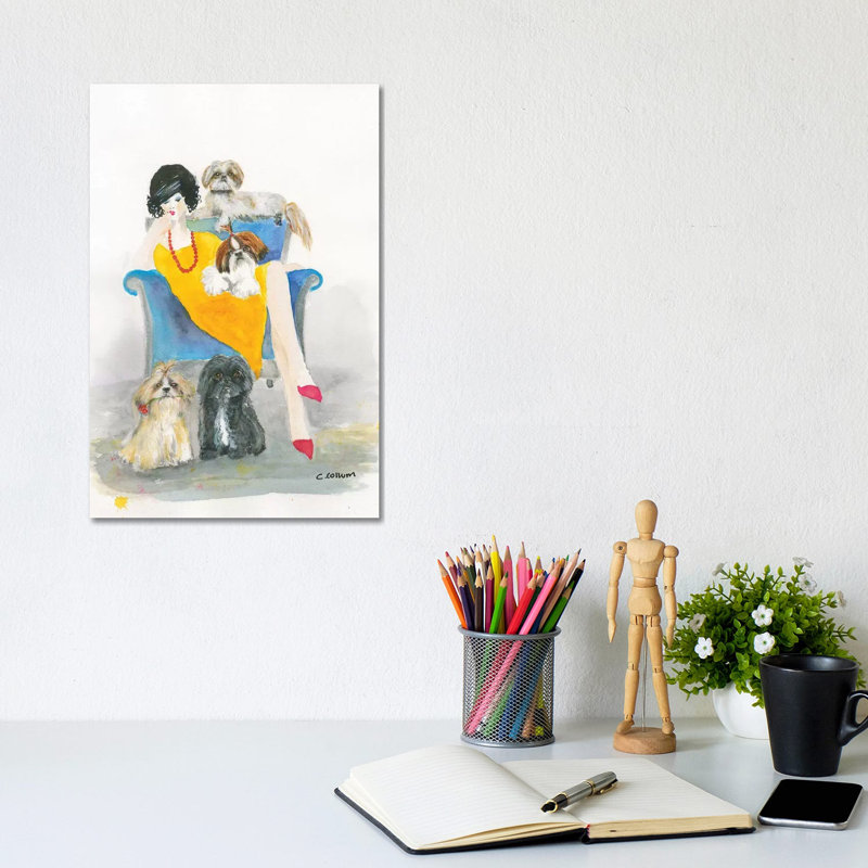 Hedron I by Chhaya Shrader - Wrapped Canvas Print, 20.32 cm H x 30.48 cm W