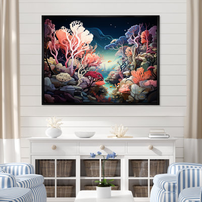 Coral World Expression I sur impression sur toile