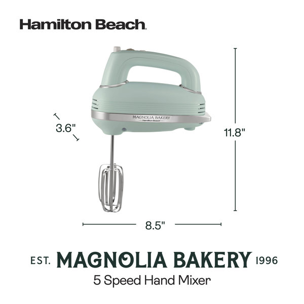 Hamilton Beach Professional 5 Speed Hand Mixer - White