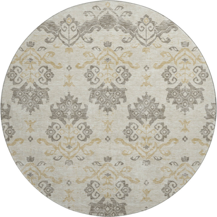 Premium Machine Washable Prisco Beige Rug