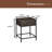 19" Brown End Table