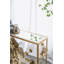 Clearfield 38.8'' Glass Top Console Table