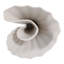 Vase asymétrique moderne imprimé en 3D pour la décoration intérieure - Grand vase sculptural pour console ou décoration - Blanc-2058431366