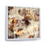 Motif grunge brun, orange et gris - peinture sur toile-67417249-67417248