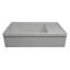 Fireclay Reversible Sink with Integral Drainboard and Decorative 2 ½" Lip on Both Sides-907334622