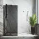 Zenith 34" W x 74" H Fixed Frameless Shower Screen with 3/8" Glass