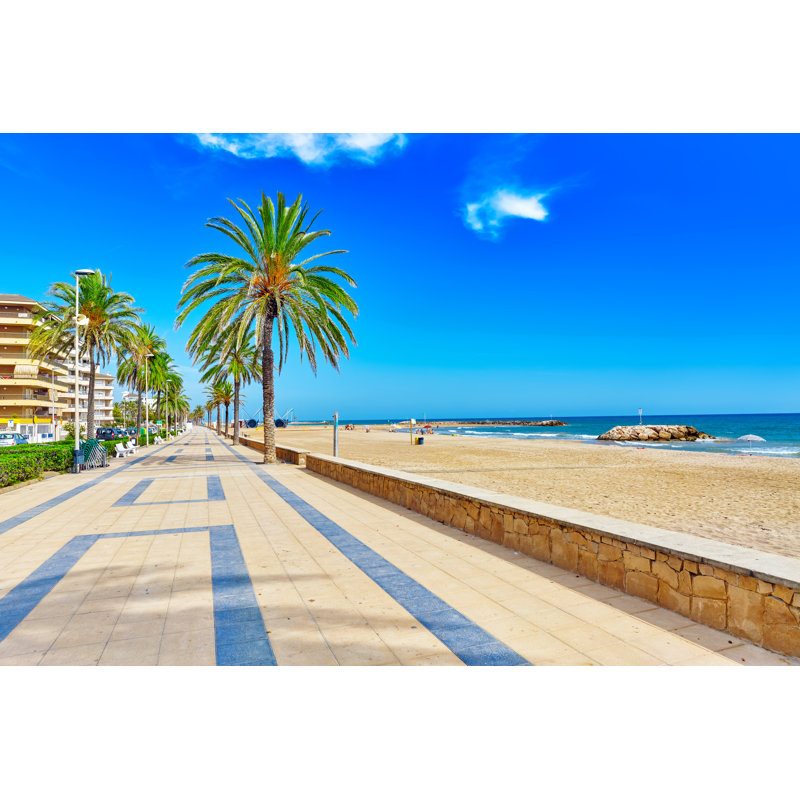 Beach Coast In Spain by VitalyEdush - Wrapped Canvas Print, 30cm H x 46cm W x 3.8cm D