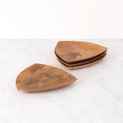 Ensemble de 4 assiettes plates Shupe