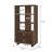 Plasencia 71-Inch 3-Shelf Cabinet Bookcase Walnut