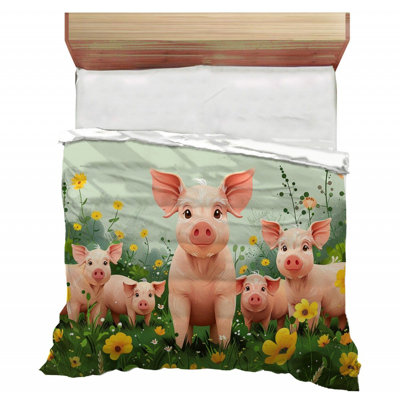 Piglets Bedding Animal Comforter Cute Animals