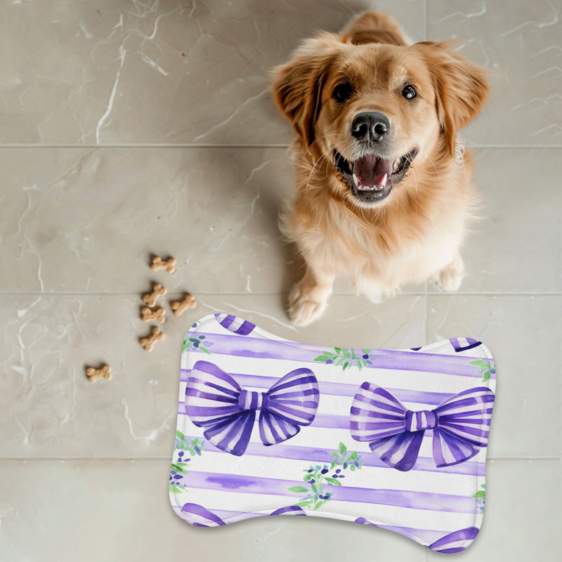 Striped Beauties - Tapis d'alimentation en os 1 pièce